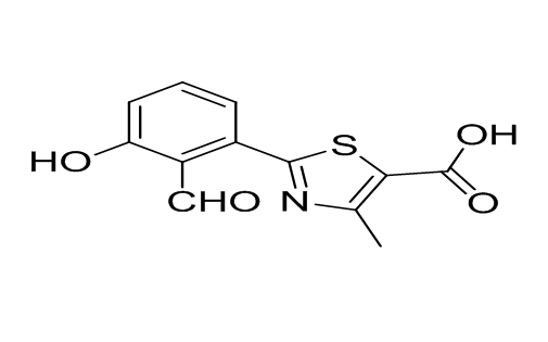 2-(2-formyl-3-hydroxyphenyl)-4-methylthiazole-5-carboxylic acid